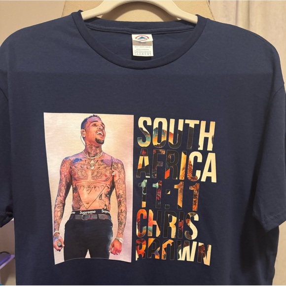 11:11 Chris Brown South Africa 🇿🇦 T-shirt - Picture 2 of 2